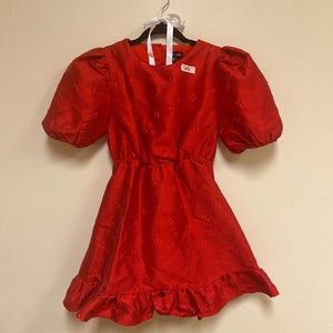 ASOS red dress with heart-shaped back cut out Size XS fits Small-medium